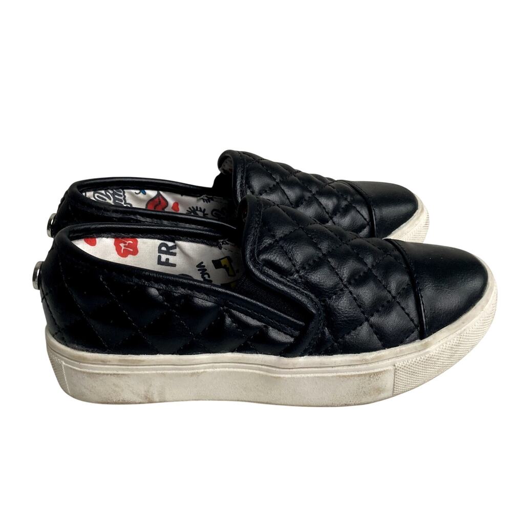 Steve Madden Ecentrcq Quilted Slip On Shoe Youth Girls - Black - 12